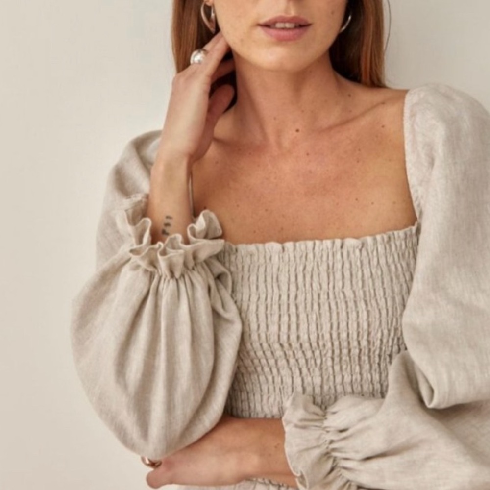 Reformation | Linen Dress, with tags, size M